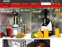 Tablet Screenshot of duronic.com